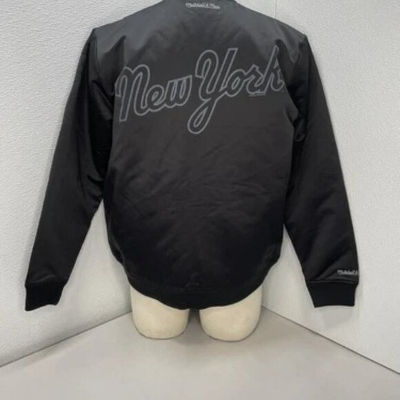 NEW MITCHELL & NESS Men's Jacket Full Zip New York METS Size XL Black - Picture 2 of 8